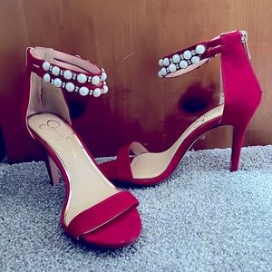 Jessica Simpson red stiletto